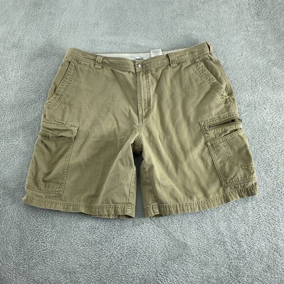Columbia Mens Cargo Shorts Size 36 Khaki Cotton/Polyester Blend 3804 - Picture 1 of 9